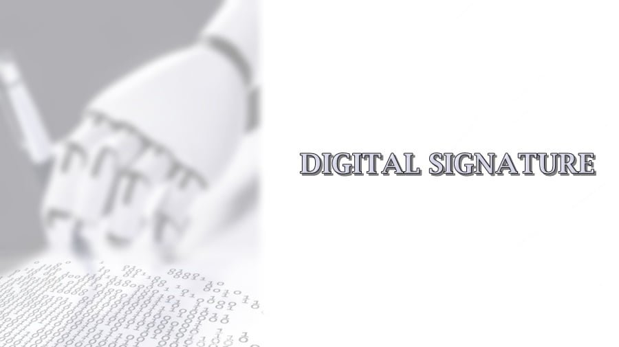 Digital Signature and its role in Blockchain